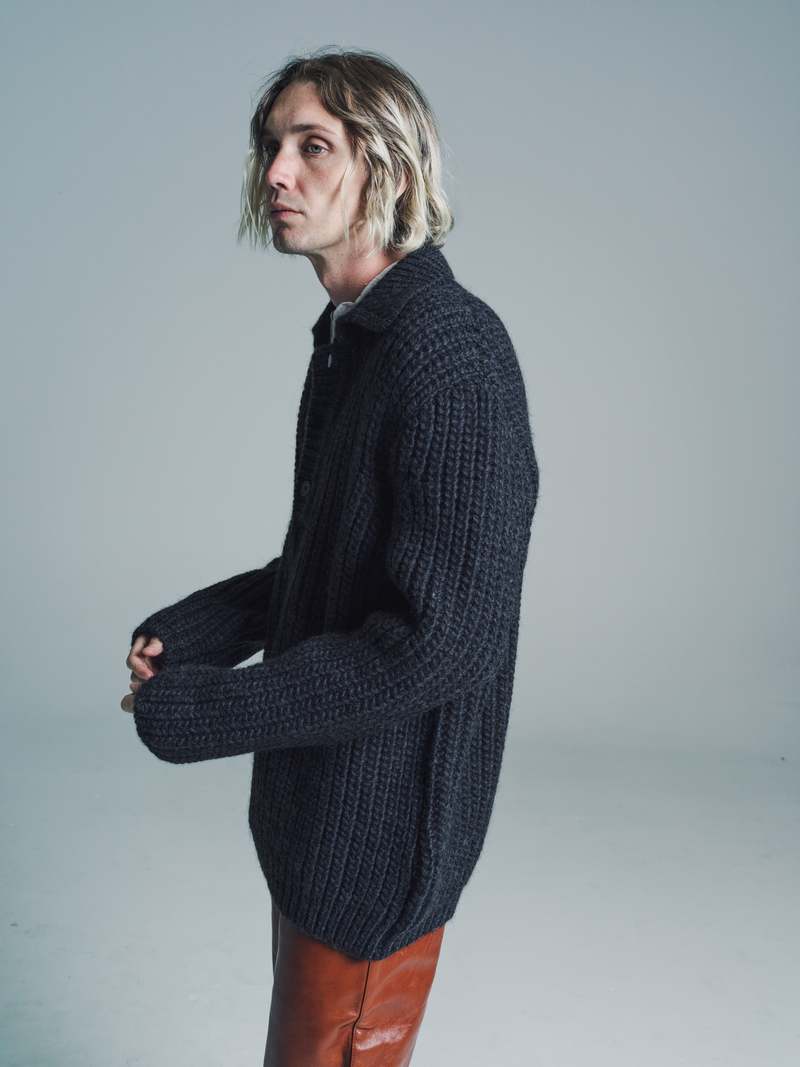 トップス OUR LEGACY BIG PIQUET WOLF GREY 46 OUR LEGACY BIG PIQUET WOLF GREY 46