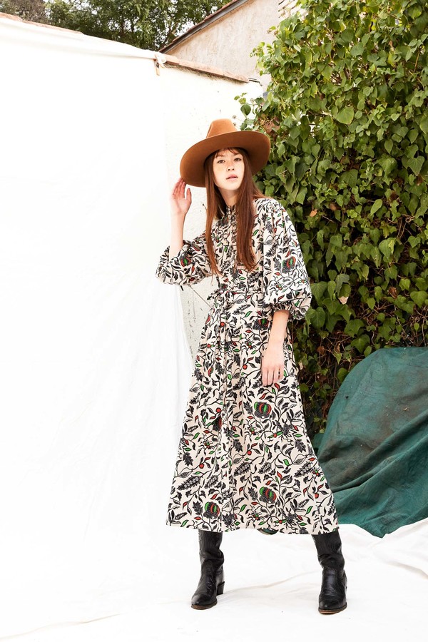 Love The Label Lola Dress - Willow Black Print | Garmentory