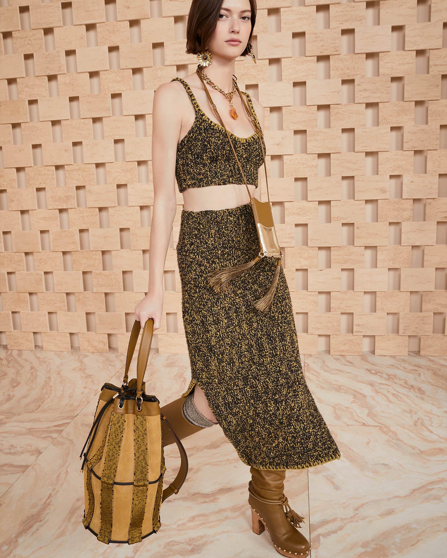 Ulla Johnson Giordana Skirt Golden Olive Garmentory