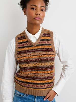 Alex Mill Fairisle Sweater/Vest | Garmentory