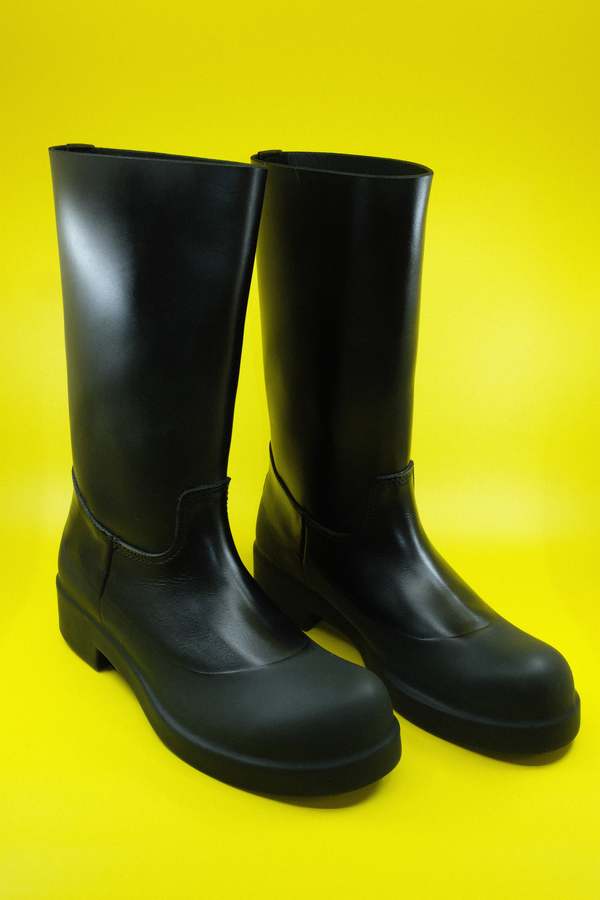 TAKAHIROMIYASHITA The Soloist. Leather Riding Boots - Black