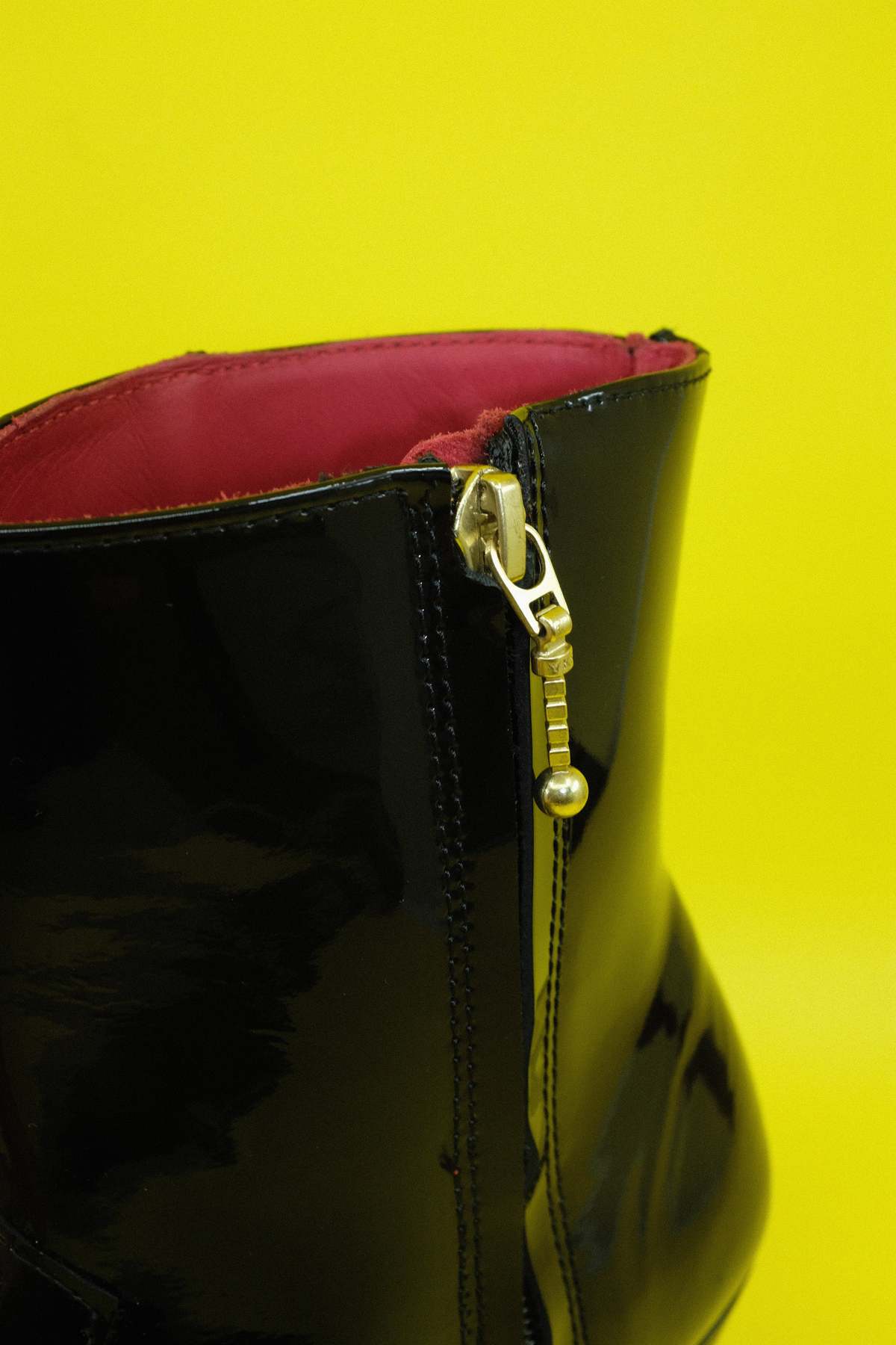 Ernest W. Baker Patent Leather Western Boot - Black | Garmentory