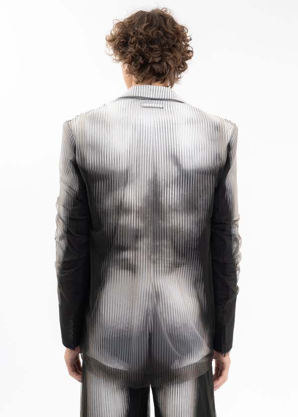 Y/project Jean Paul Gaultier Edition BODY MORPH MESH COVER BLAZER
