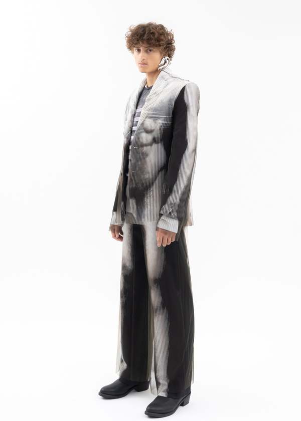 Y/project Jean Paul Gaultier Edition BODY MORPH MESH COVER BLAZER