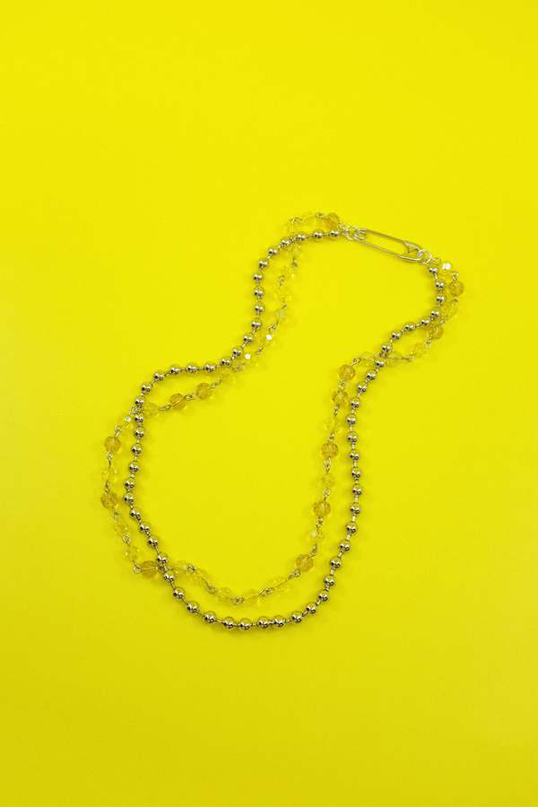 TAKAHIROMIYASHITA The Soloist. Yellow Single Glass Beads With Ball