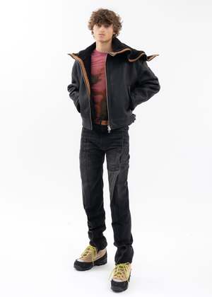 Y/project SPLIT WIRE JACKET - BLACK | Garmentory