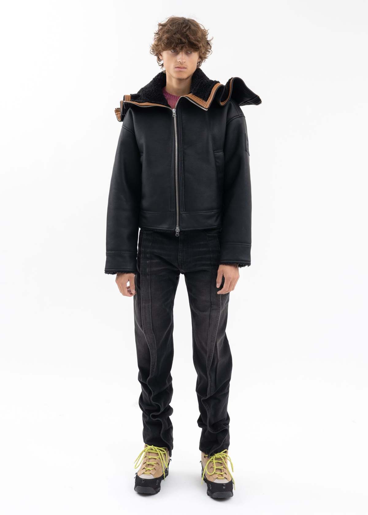 ジャケット・アウター Y/PROJECT Split Wire Jacket BLACK-SPLIT-WIRE-JACKET-