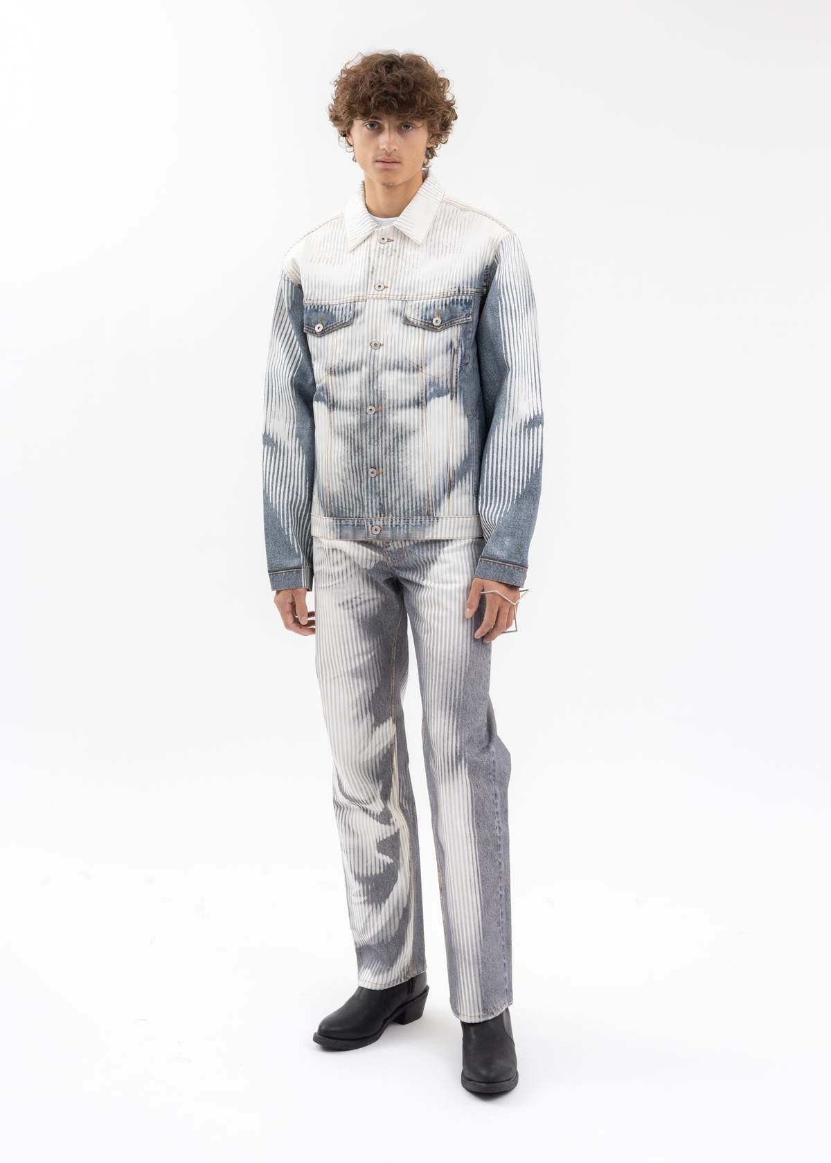 Y/project Jean Paul Gaultier Edition Body Morph Denim Jacket