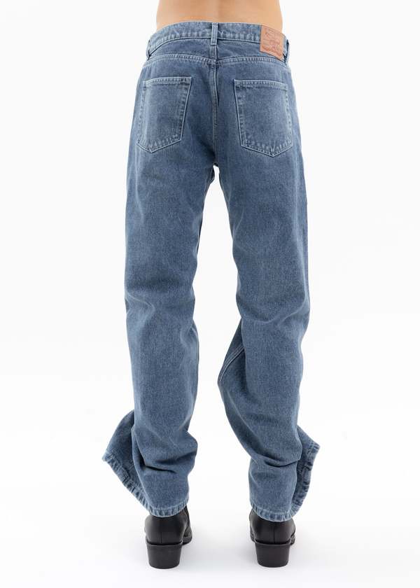 Y/project CLASSIC WIRE JEANS - BLUE | Garmentory