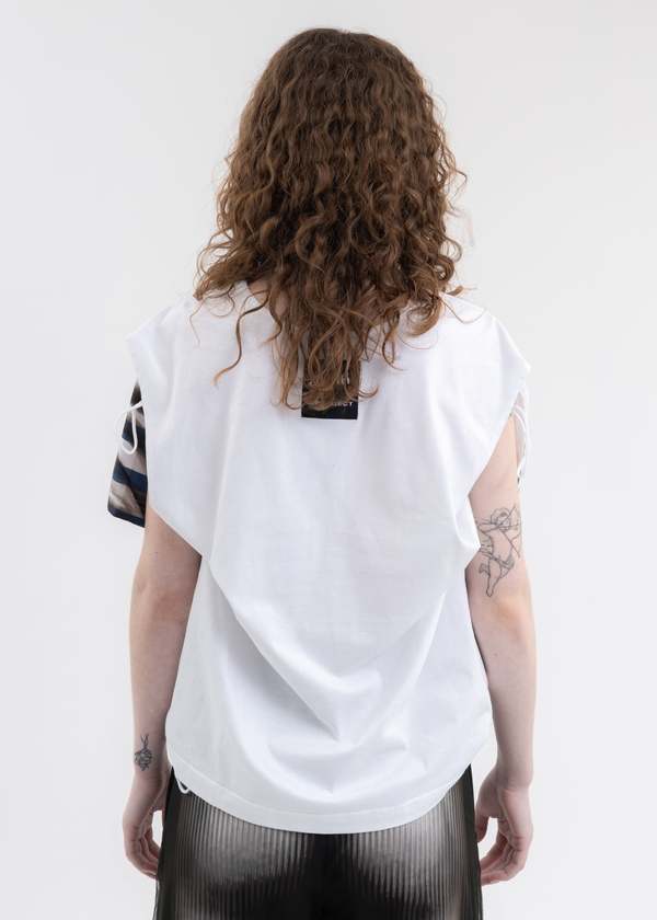 Y/project Jean Paul Gaultier Edition MARINIERE CONVERTIBLE T-SHIRT
