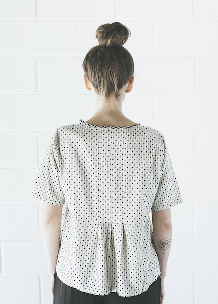 Ace & Jig Drama Tee | Natural Minidot Ace & Jig Drama Tee | Natural Minidot