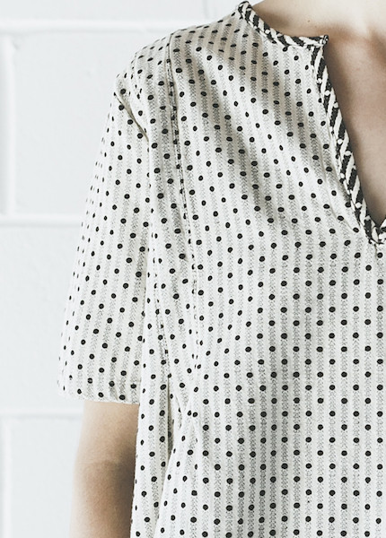 Ace & Jig Drama Tee | Natural Minidot Ace & Jig Drama Tee | Natural Minidot