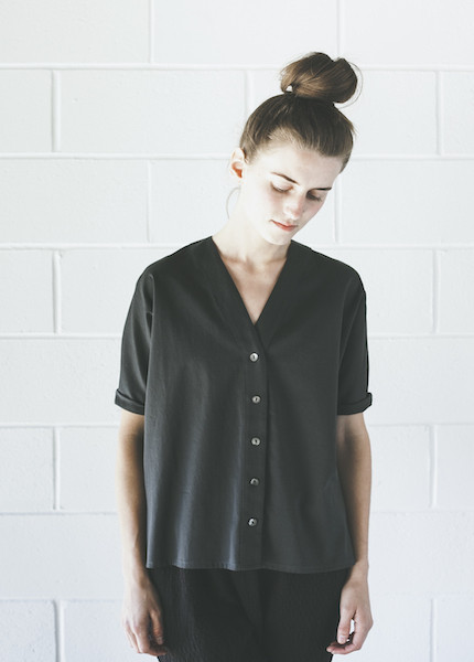 Ilana Kohn Lola Shirt | Faded Black Ilana Kohn Lola Shirt | Faded Black