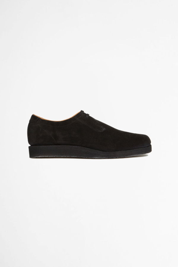 Padmore & Barnes Sports Shoe - Suede Black