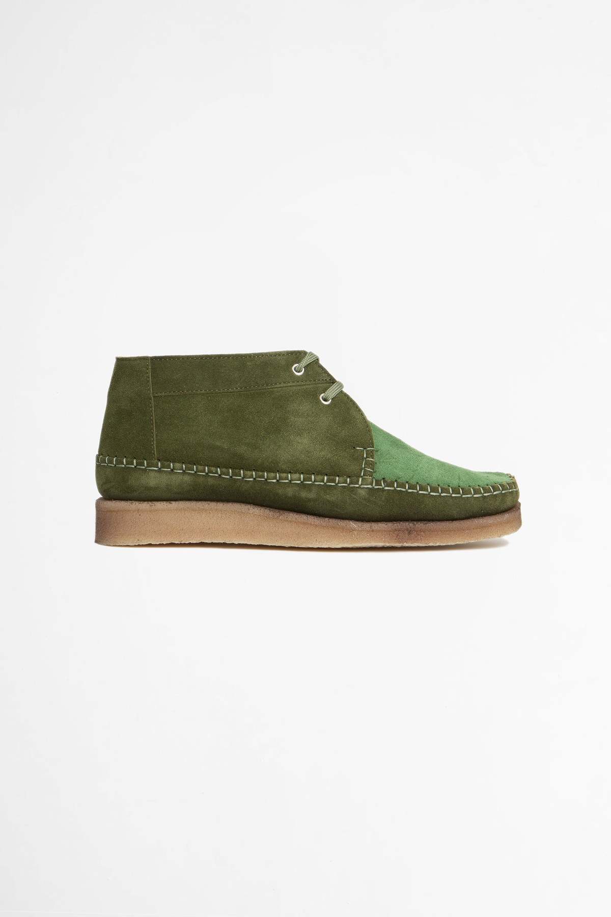 Padmore & Barnes Willow Boot - Suede Green - Image 1 of 6