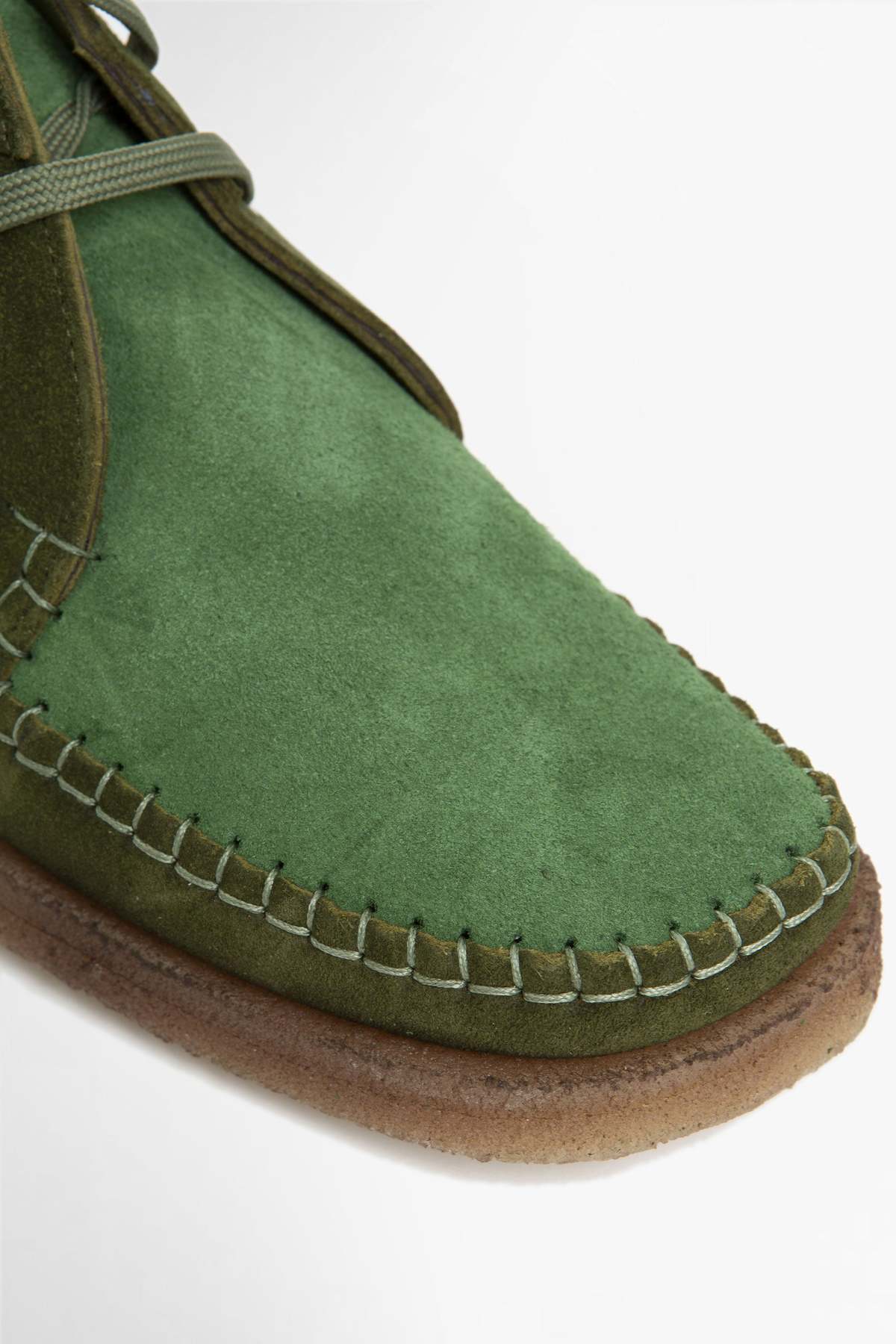 Padmore & Barnes Willow Boot - Suede Green - Image 3 of 6