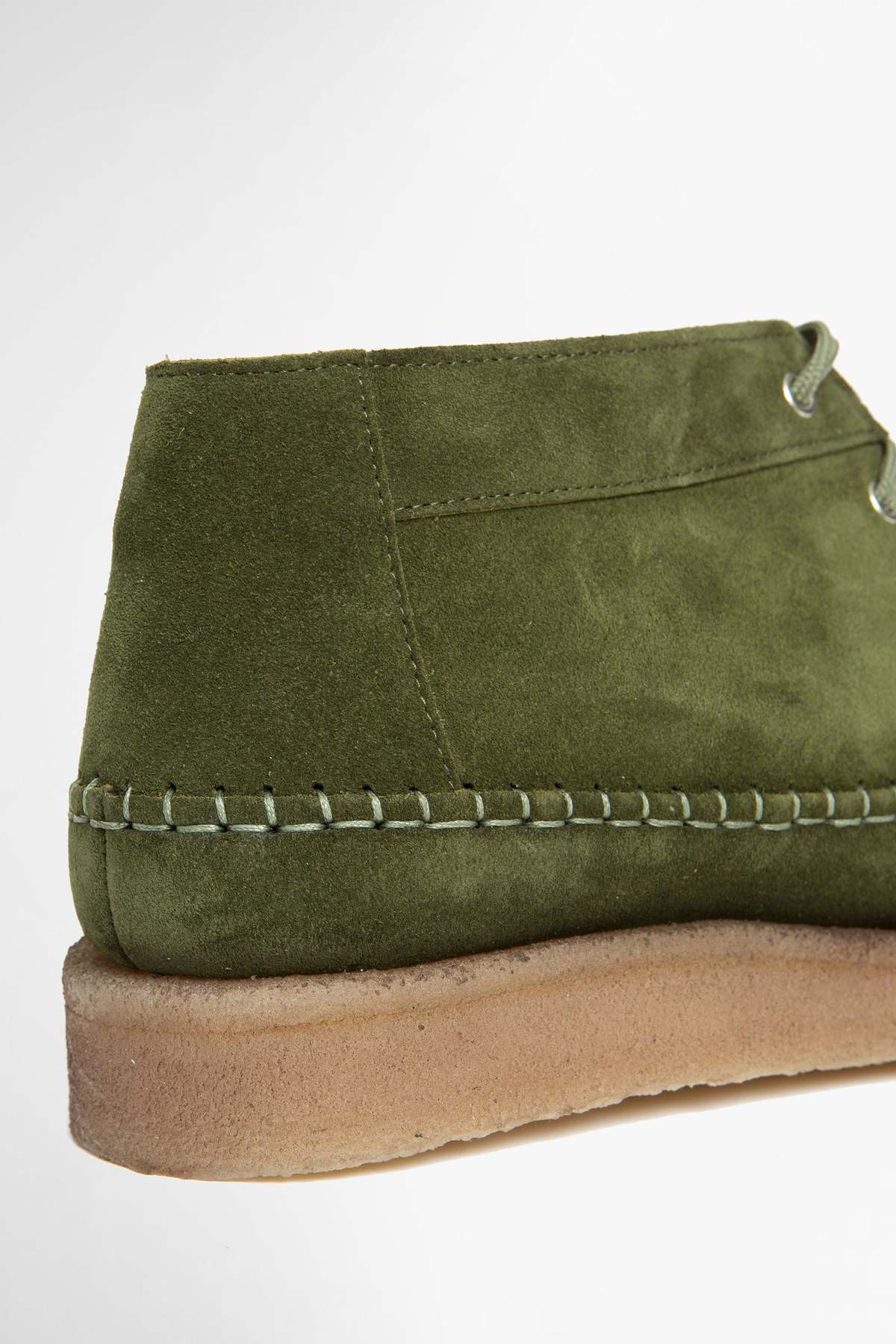 Padmore & Barnes Willow Boot - Suede Green - Image 4 of 6