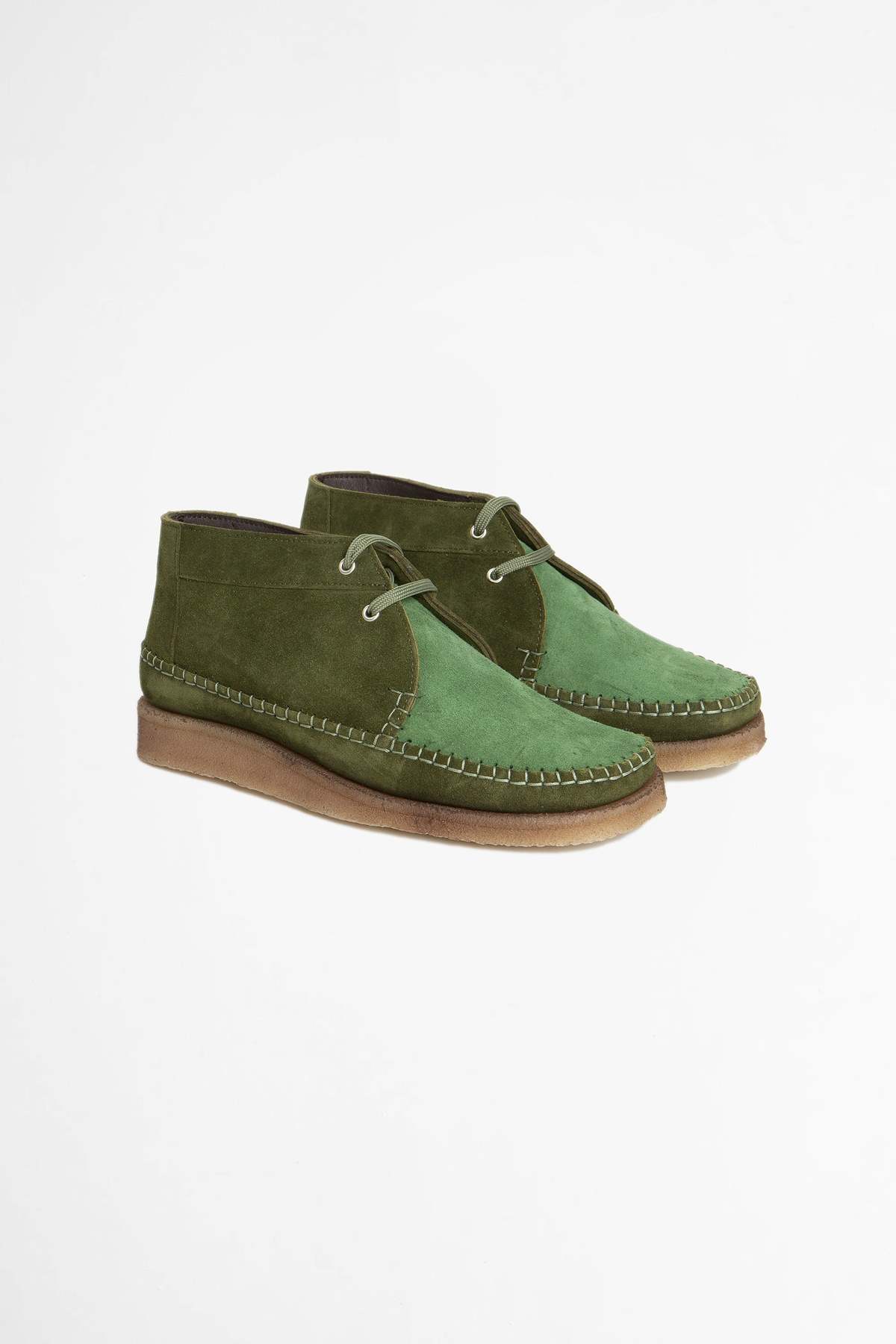 Padmore & Barnes Willow Boot - Suede Green - Image 5 of 6