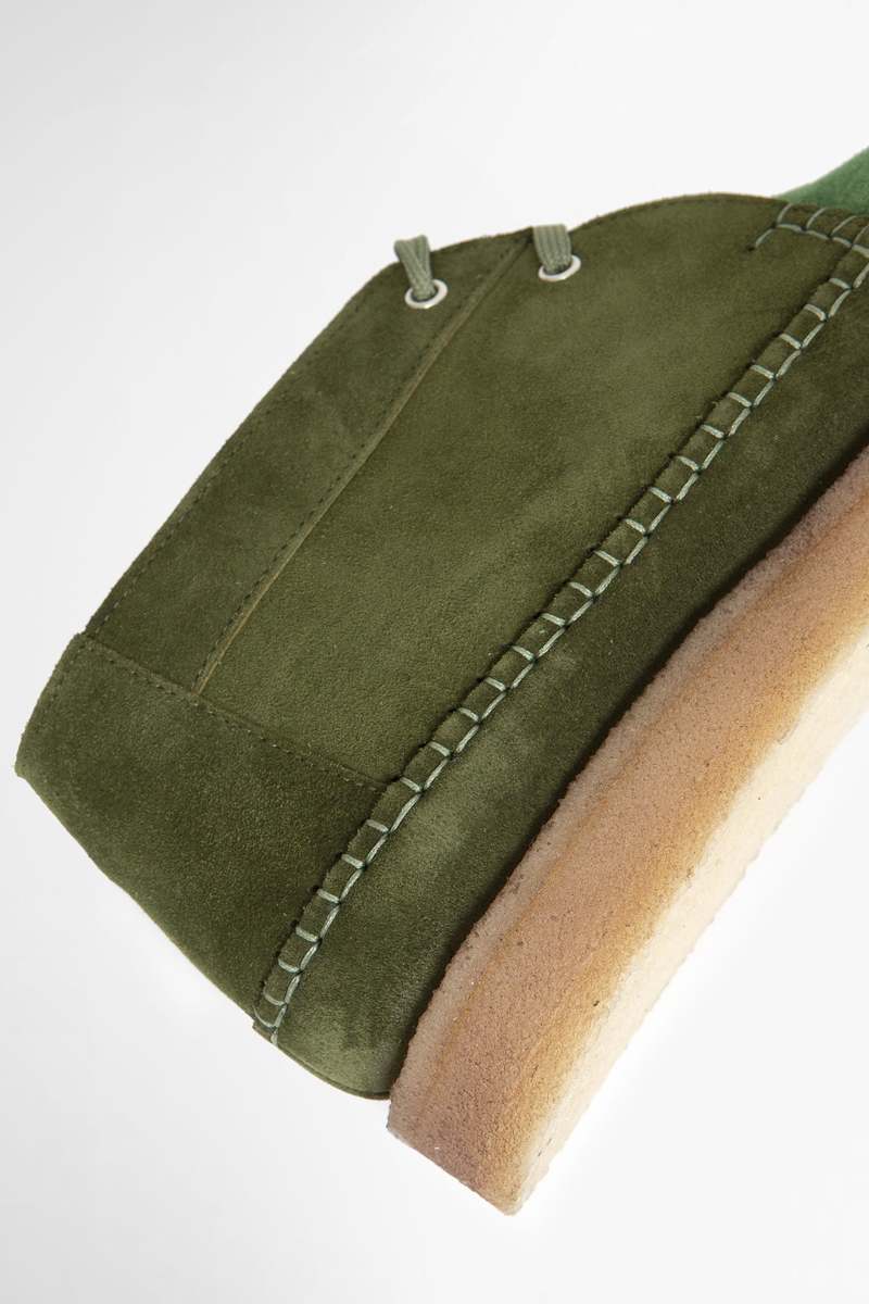 Padmore & Barnes Willow Boot - Suede Green