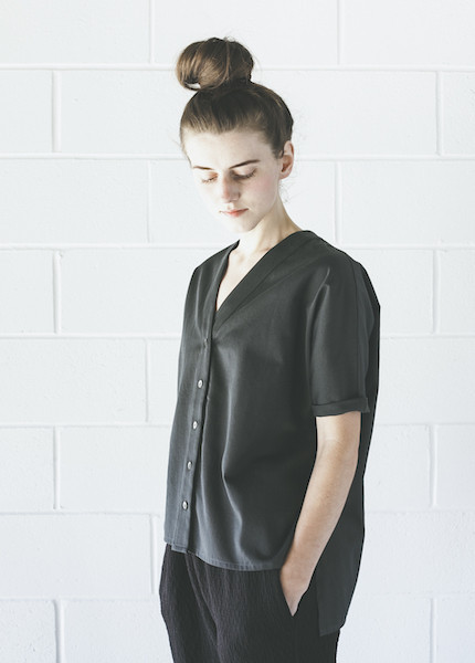 Ilana Kohn Lola Shirt | Faded Black Ilana Kohn Lola Shirt | Faded Black