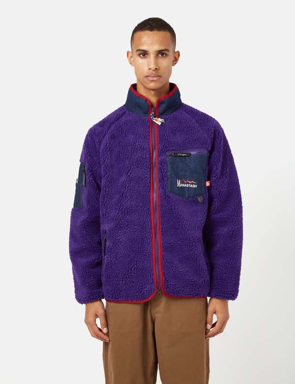 Manastash Mt. Gorilla Fleece Jacket - Purple | Garmentory