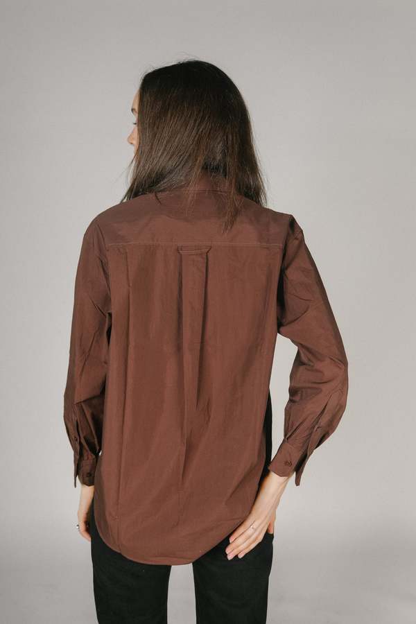 Mijeong Park Oversized Shirt - Brown