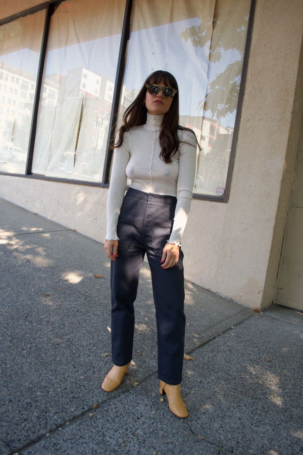 Micaela Greg Work Pant - Charcoal