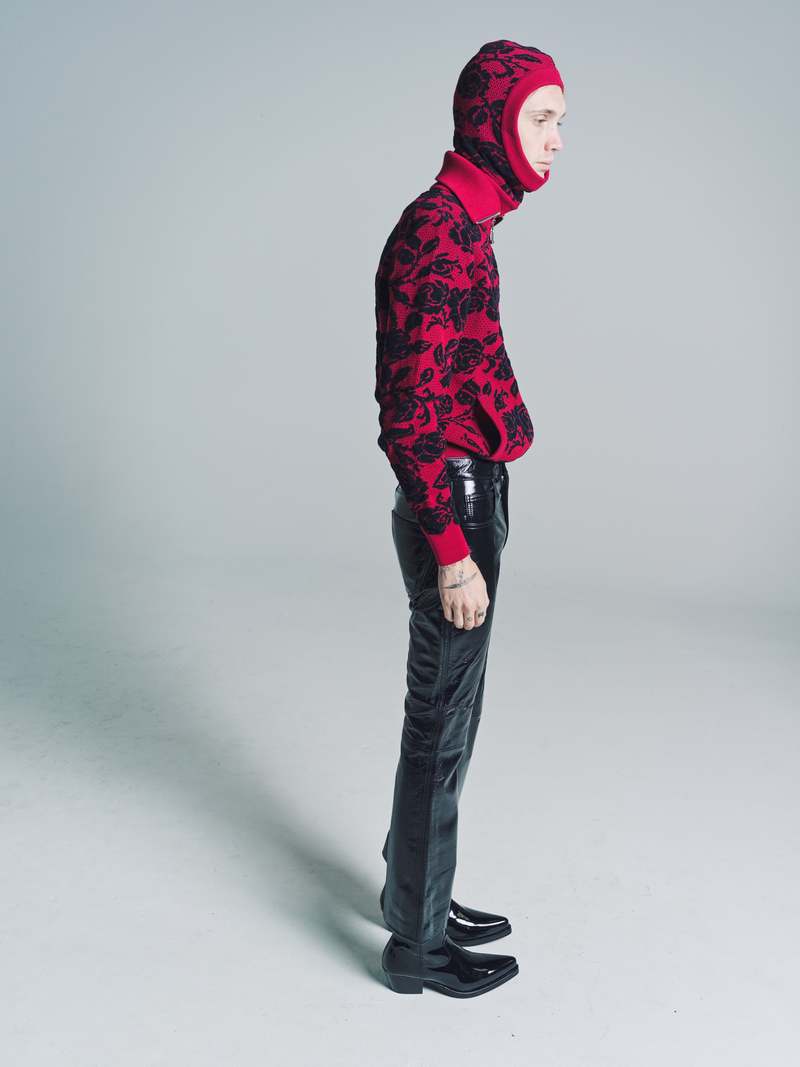 トップス EREST W. BAKER Rose Jacquard Track Top EREST W. BAKER Rose Jacquard Track Top