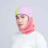 Verloop quattro rib balaclava - lime/coral - Thumbnail 2