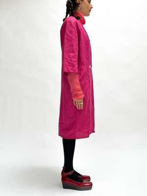 Fendi Linen Dress - Hot Pink | Garmentory