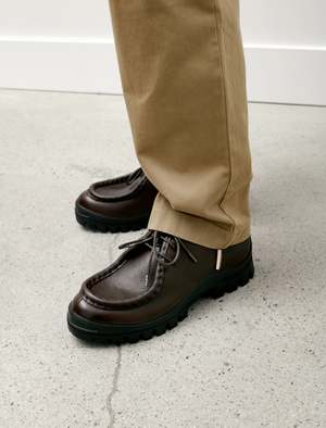 Hender Scheme Mens Tirolean Shoes - Dark Brown | Garmentory