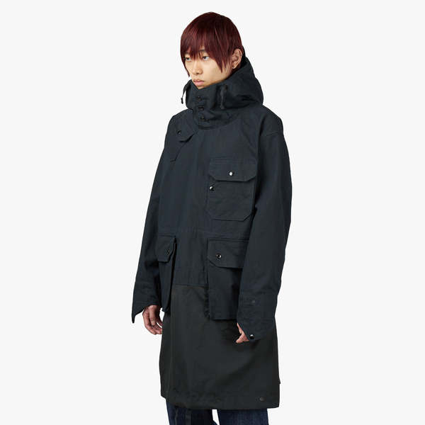 Engineered Garments Cotton Ripstop Over Parka - Black | Garmentory