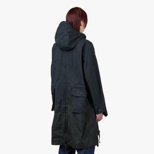 Engineered Garments Cotton Ripstop Over Parka - Black | Garmentory
