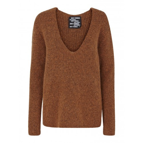 JUST FEMALE VOICE KNIT SWEATER JUST FEMALE VOICE KNIT SWEATER