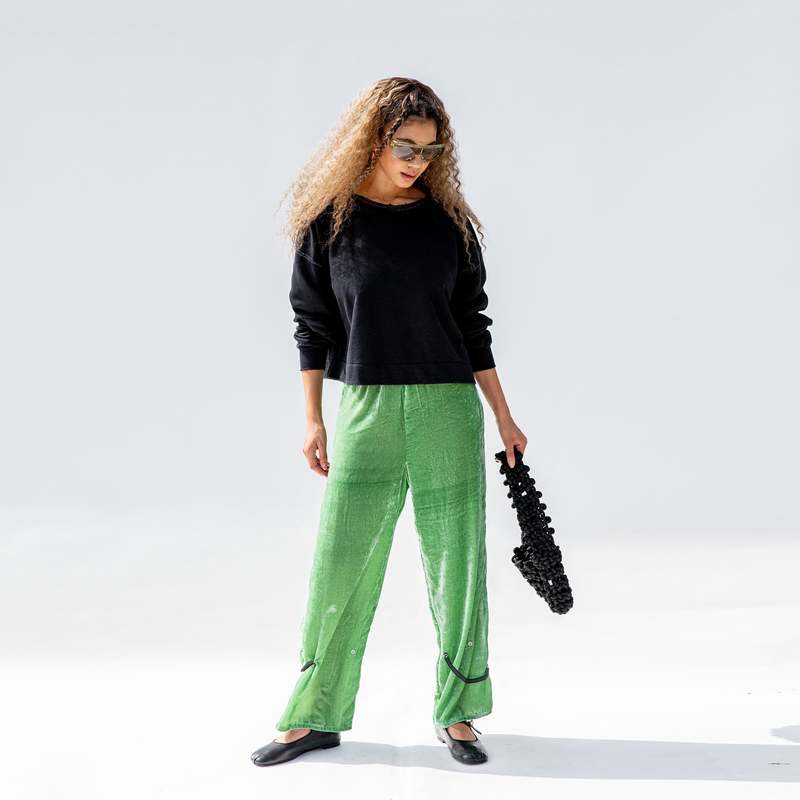 Baserange Unir Pants - Vella Green | Garmentory