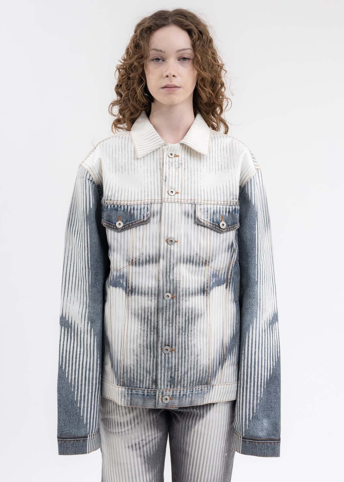 Y/project Jean Paul Gaultier Edition Body Morph Denim Jacket