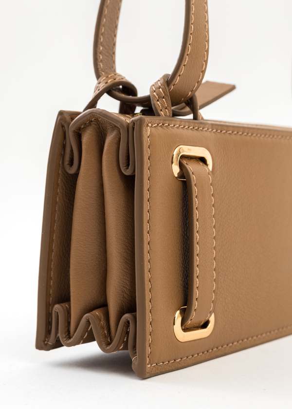Y/project MINI ACCORDION BAG - CARAMEL | Garmentory