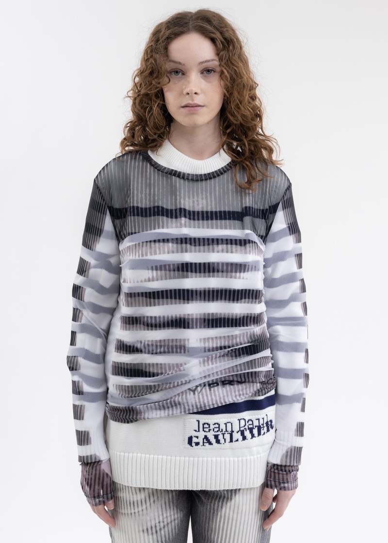 Y/project Jean Paul Gaultier Edition MARINIERE MESH COVER