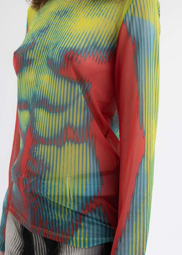 Y/project Jean Paul Gaultier Edition BODY MORPH MESH COVER LONG