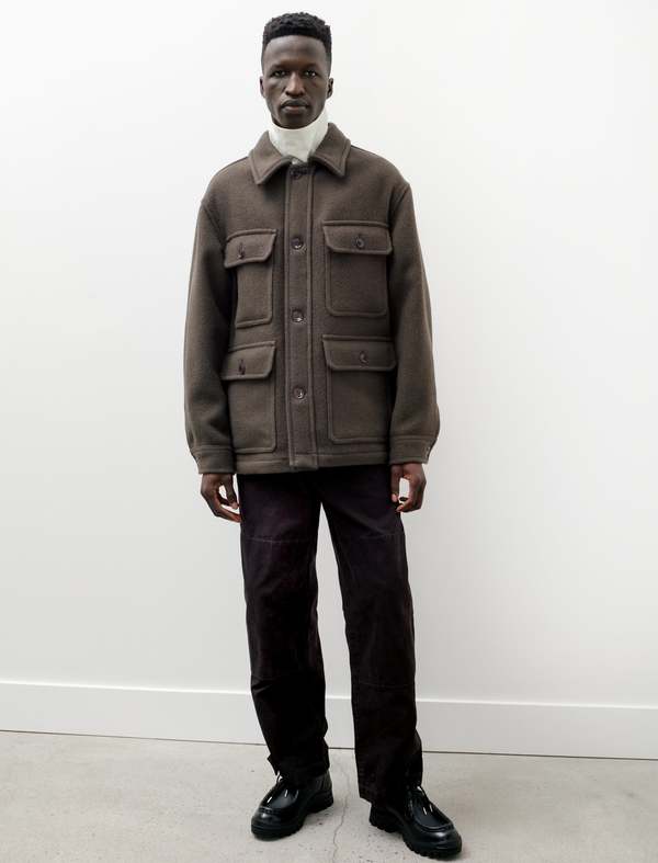 Lemaire Hunting Jacket - Pewter Green | Garmentory