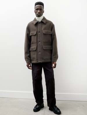 Lemaire Hunting Jacket - Pewter Green | Garmentory