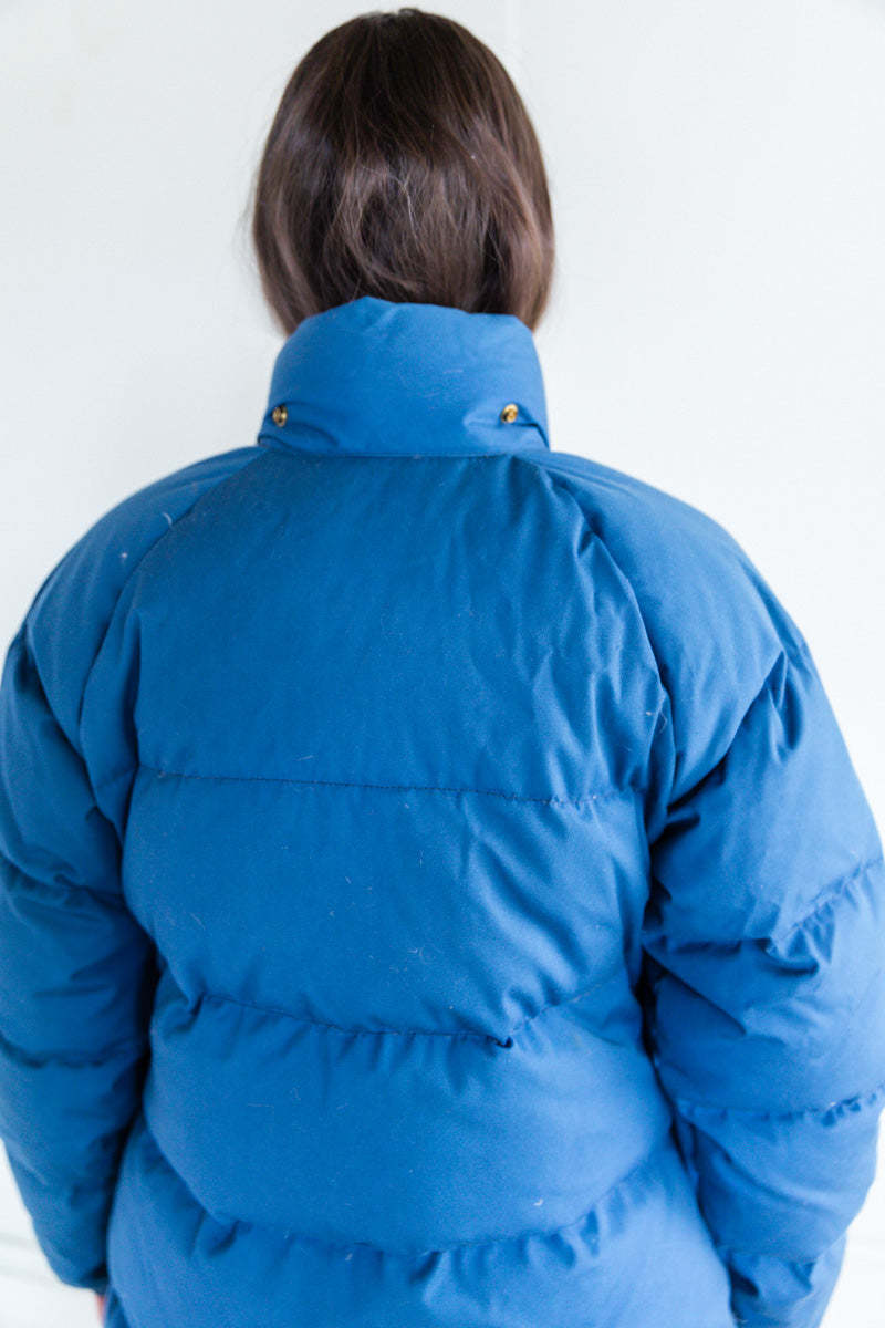 VINTAGE DOWN JACKET - Blue | Garmentory