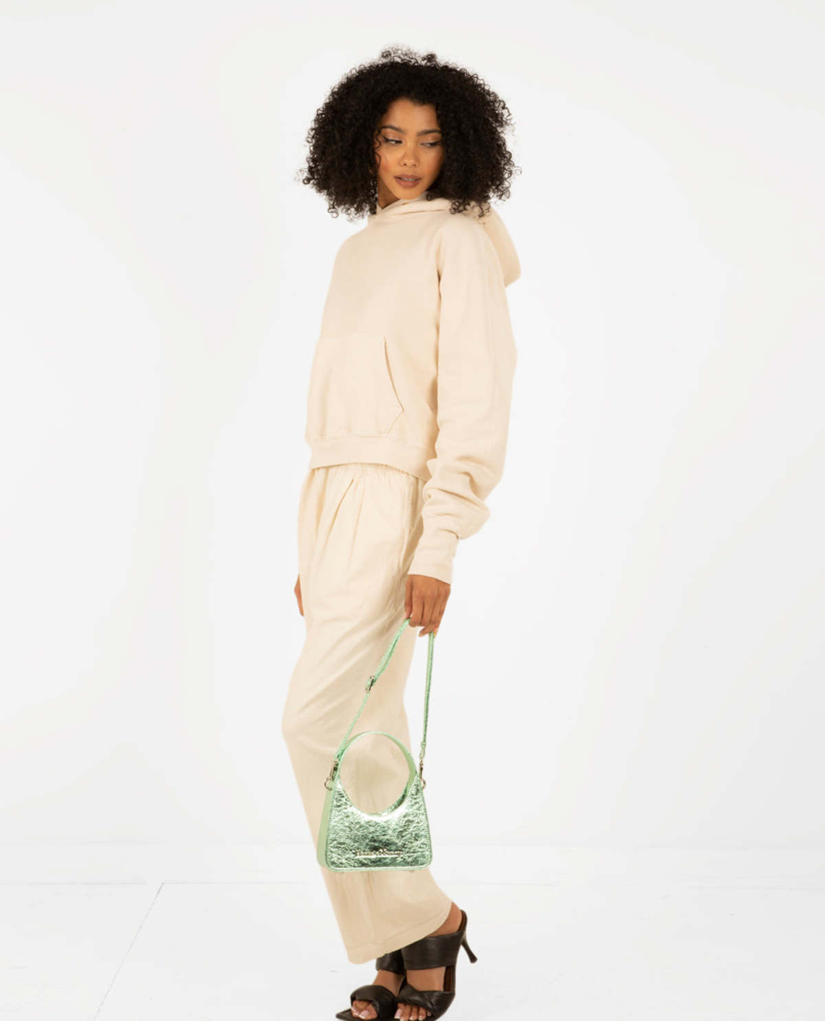 House of Sunny Mini Metallic Icon Bag - Green | Garmentory