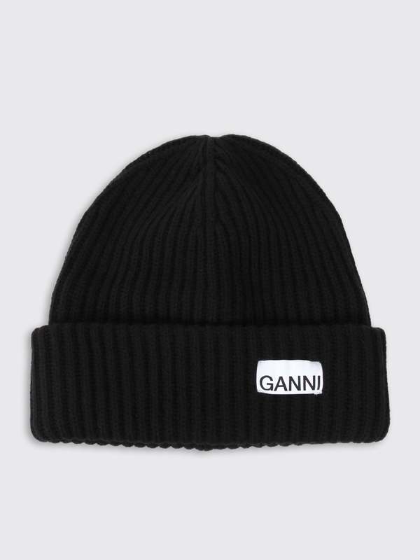 Ganni Structured Rib Beanie | Garmentory