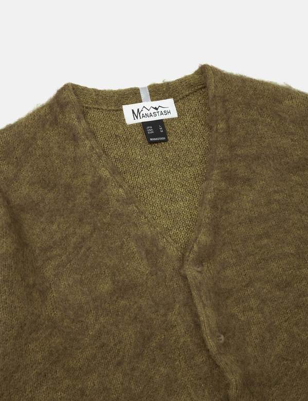 Manastash Aberdeen Kurtigan Cardigan - Moss Green | Garmentory