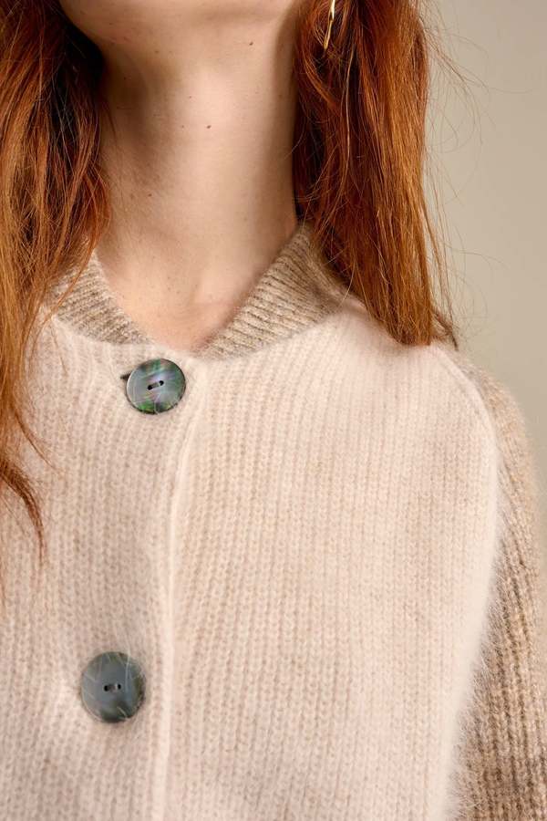 Bellerose Datom Cardigan Parchemin Garmentory