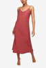 The Sleep Shirt Tencel Twill Long Slip Dress - Sienna - Thumbnail 2