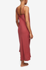 The Sleep Shirt Tencel Twill Long Slip Dress - Sienna - Thumbnail 4