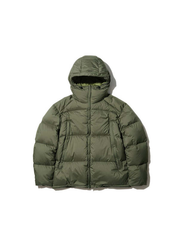 Snow Peak Recycled Down Jacket - Olive | Garmentory