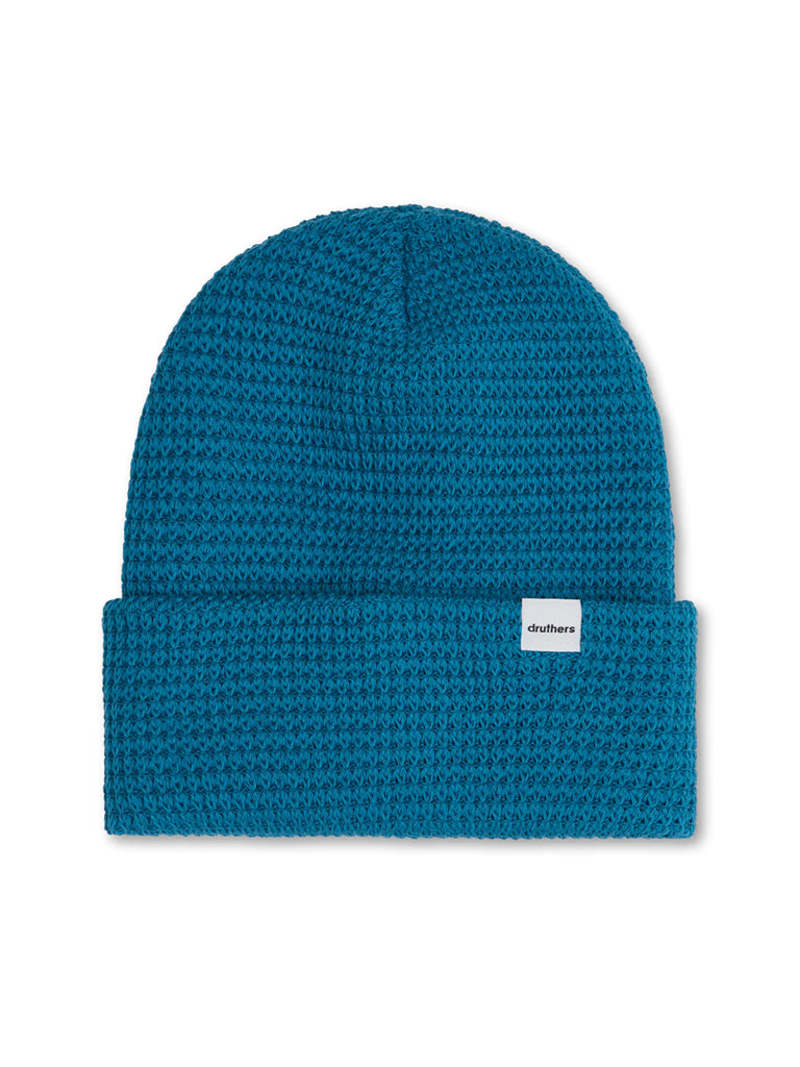 Druthers Organic Cotton Waffle Knit Beanie - Teal Druthers Organic Cotton Waffle Knit Beanie - Teal
